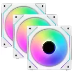Lian Li UNI Fan SL-INF 120 Triple White Fan (UF-SLIN120-3W) - 3x120mm, Daisy-Chain, Fan Hub Controller