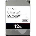 Western Digital Ultrastar HC520 12TB HDD (HUH721212ALE604) - 7200 RPM, 256MB Cache, Sata III, SATA Ultra 512E SE HE123