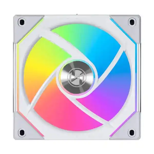 Lian Li UNI Fan SL-INF 120 Triple White Fan (UF-SLIN120-3W) - 3x120mm, Daisy-Chain, Fan Hub Controller 4 Lian Li UNI Fan SL-INF 120 Triple White Fan (UF-SLIN120-3W) - 3x120mm, Daisy-Chain, Fan Hub Controller - Ảnh 4