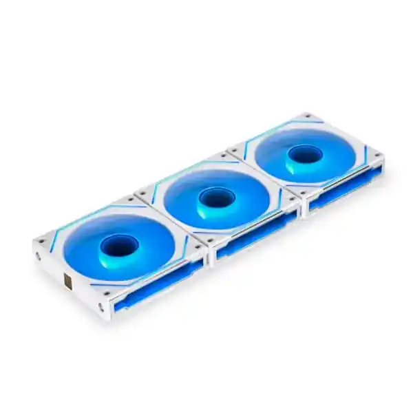 Lian Li UNI Fan SL-INF 120 Triple White Fan (UF-SLIN120-3W) - 3x120mm, Daisy-Chain, Fan Hub Controller 6 Lian Li UNI Fan SL-INF 120 Triple White Fan (UF-SLIN120-3W) - 3x120mm, Daisy-Chain, Fan Hub Controller - Ảnh 6