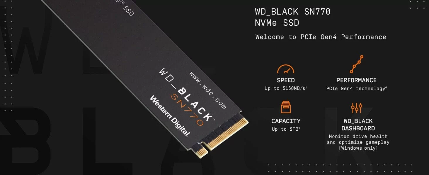 Western Digital WD BLACK SN770 SSD page 2