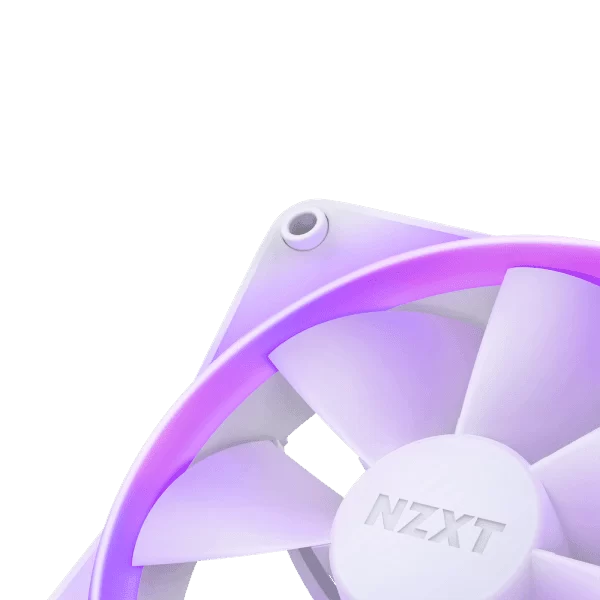 NZXT F140 RGB Twin Pack Fan - White, 2 x 140mm RGB Fans & Controller 6 NZXT F140 RGB Twin Pack Fan - White, 2 x 140mm RGB Fans & Controller - Ảnh 6