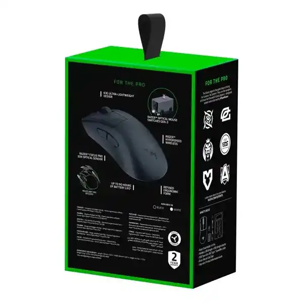 Razer DeathAdder V3 Pro Black HyperSpeed Wireless Ergonomic Gaming Mouse 9 Razer DeathAdder V3 Pro Black HyperSpeed Wireless Ergonomic Gaming Mouse - Ảnh 9