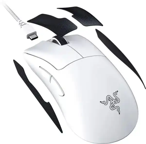 Razer DeathAdder V3 Pro White HyperSpeed Wireless Ergonomic Gaming Mouse 8 Razer DeathAdder V3 Pro White HyperSpeed Wireless Ergonomic Gaming Mouse - Ảnh 8