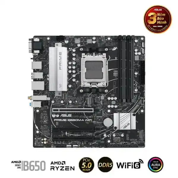 ASUS PRIME B650M-A WIFI-CSM Mainboard 4 ASUS PRIME B650M-A WIFI-CSM Mainboard - Ảnh 4