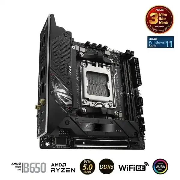 ASUS ROG STRIX B650E-I GAMING WIFI - iTX Mainboard 2 ASUS ROG STRIX B650E-I GAMING WIFI - iTX Mainboard - Ảnh 2