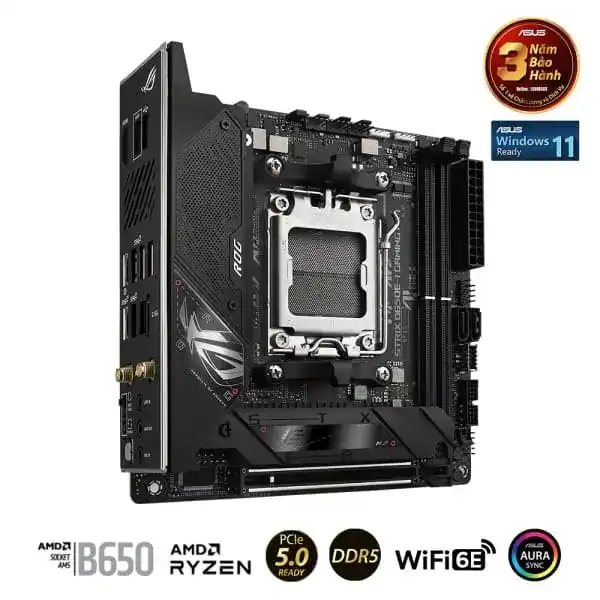ASUS ROG STRIX B650E-I GAMING WIFI - iTX Mainboard 5 ASUS ROG STRIX B650E-I GAMING WIFI - iTX Mainboard - Ảnh 5