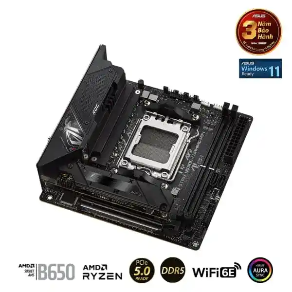 ASUS ROG STRIX B650E-I GAMING WIFI - iTX Mainboard 4 ASUS ROG STRIX B650E-I GAMING WIFI - iTX Mainboard - Ảnh 4