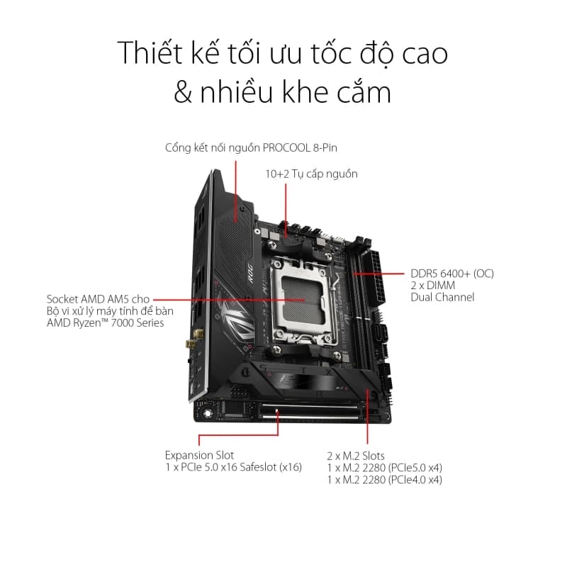 ASUS ROG STRIX B650E-I GAMING WIFI - iTX Mainboard 13 ROG STRIX B650E I GAMING WIFI TTD spec 2