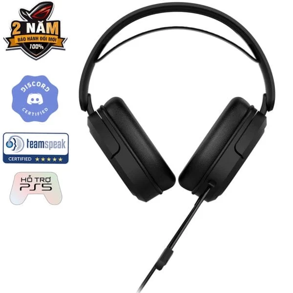 ASUS TUF Gaming H1 Headset - Black 5 ASUS TUF Gaming H1 Headset - Black - Ảnh 5