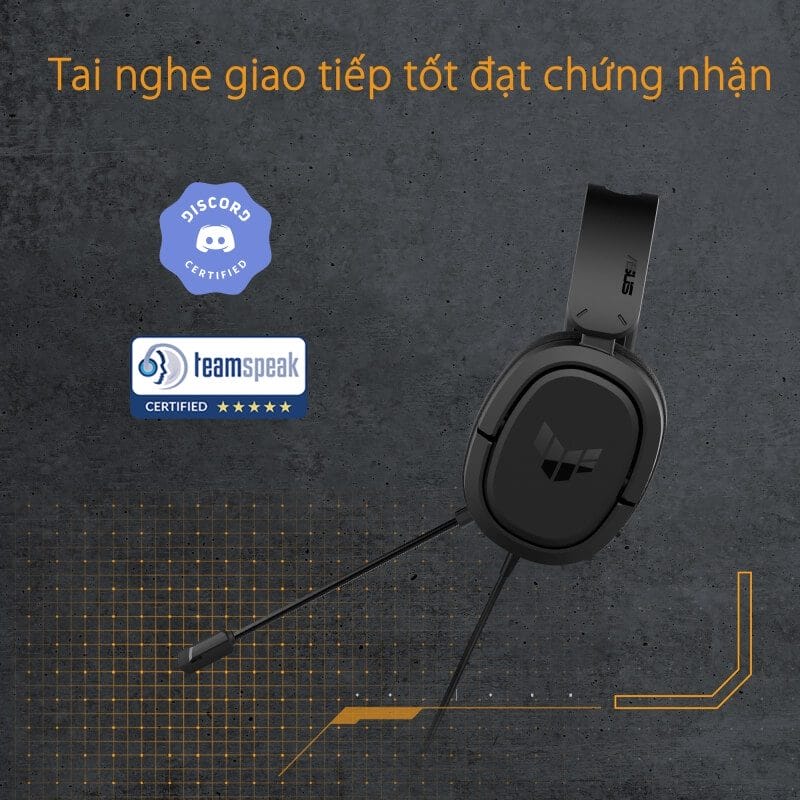 ASUS TUF Gaming H1 Headset - Black 18 TUF Gaming H1 image 03