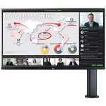 LG 32QP880N-B Ergo Monitor - 31.5 inch QHD (2560 x 1440), IPS 16:9, HDR10, USB Type-C 90W, Maxx Audio, Speaker 5W x 2