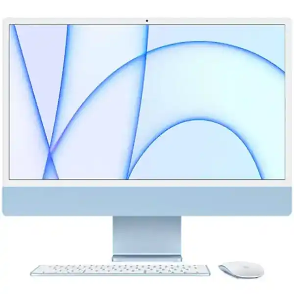 Apple iMac M1 2021 MJV93SA/A - Blue, Apple M1 Chip (8C CPU, 7C GPU), 8GB RAM, 256GB SSD, 24" 4.5K Retina (4480 x 2520), Mac OS 1 Apple iMac M1 2021 MJV93SA/A - Blue, Apple M1 Chip (8C CPU, 7C GPU), 8GB RAM, 256GB SSD, 24" 4.5K Retina (4480 x 2520), Mac OS