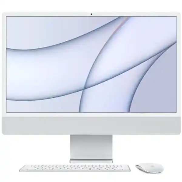 Apple iMac M1 2021 MGTF3SA/A - Silver, Apple M1 Chip (8C CPU, 7C GPU), 8GB RAM, 256GB SSD, 24" 4.5K Retina (4480 x 2520), Mac OS 1 Apple iMac M1 2021 MGTF3SA/A - Silver, Apple M1 Chip (8C CPU, 7C GPU), 8GB RAM, 256GB SSD, 24" 4.5K Retina (4480 x 2520), Mac OS