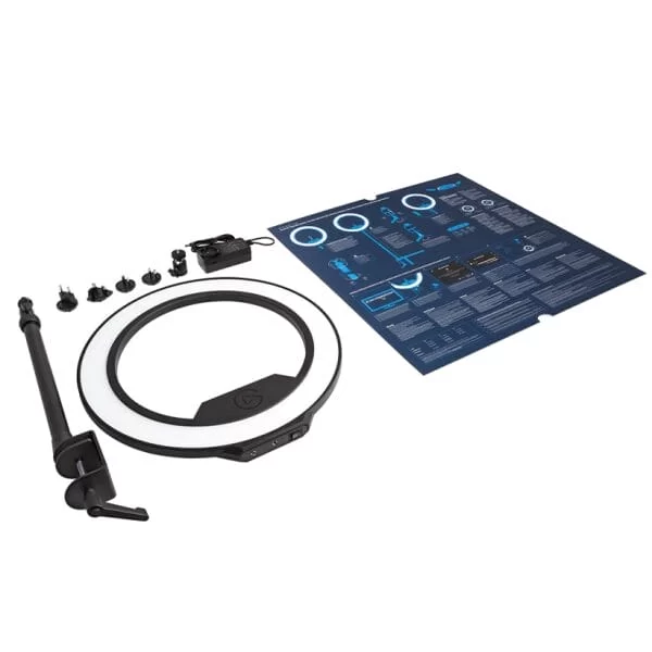 elgato Ring Light - 2500 lumens, Desk Clamp, Ball Mount 2 elgato Ring Light - 2500 lumens, Desk Clamp, Ball Mount - Ảnh 2