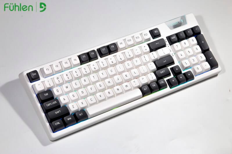 FUHLEN H95S RGB Panda Gaming Keyboard - 3 mode, Gasket mount, Hot swap, mạch xuôi 23 FUHLEN H95S PANDA TTD 2