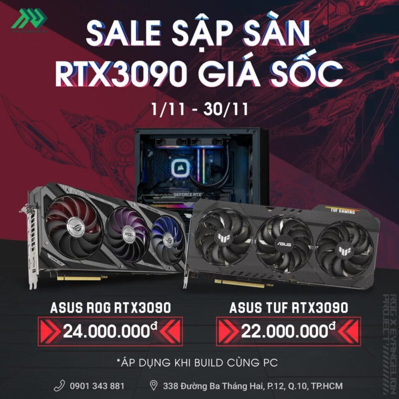 SALE SẬP SÀN - RTX 3090 GIÁ SHOCKKK... 1 FacebookPost PCRTX3090