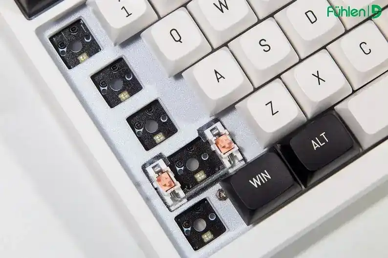 FUHLEN H75S RGB Panda Gaming Keyboard - 3 mode, Gasket mount, Hot swap, mạch xuôi 3 FUHLEN H75S RGB Panda Gaming Keyboard - 3 mode, Gasket mount, Hot swap, mạch xuôi - Ảnh 3