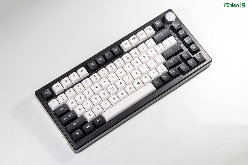 FUHLEN H75S RGB Panda Gaming Keyboard - 3 mode, Gasket mount, Hot swap, mạch xuôi 55 Fuhlen H75S RGB panda ttd 5
