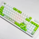 FUHLEN H95S RGB Panda Gaming Keyboard - 3 mode, Gasket mount, Hot swap, mạch xuôi 11 Fuhlen H95S Saola Cherry profile ttd 7