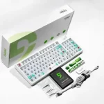 FUHLEN H95S RGB Panda Gaming Keyboard - 3 mode, Gasket mount, Hot swap, mạch xuôi 10 Fuhlen H95S Saola Cherry profile ttd 8