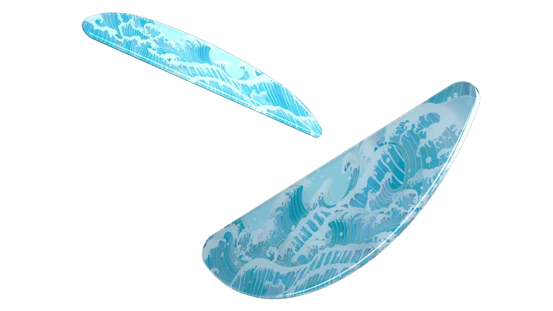 Feet chuột Lamzu Atlantis Glass Skate 5 Feet chuột Lamzu Atlantis Glass Skate - Ảnh 5
