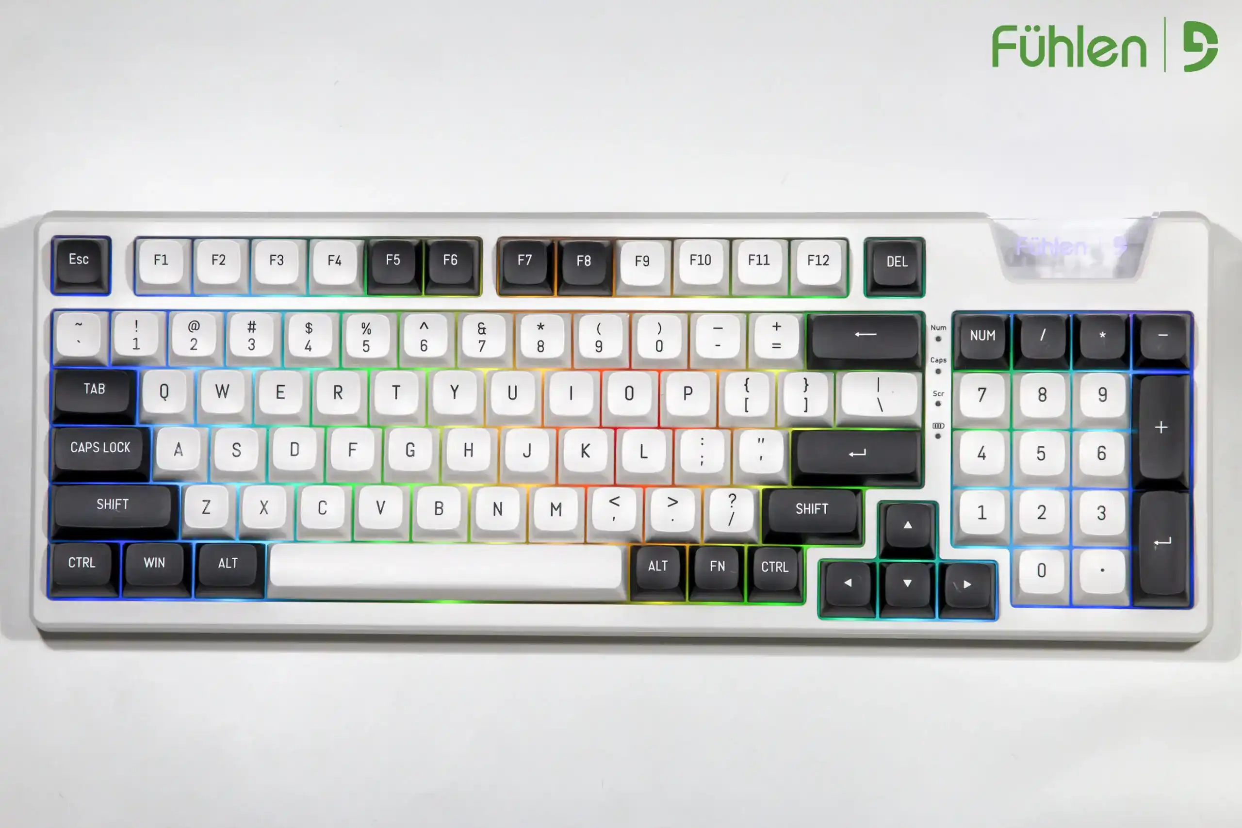 FUHLEN H95S RGB Panda Gaming Keyboard - 3 mode, Gasket mount, Hot swap, mạch xuôi 3 FUHLEN H95S RGB Panda Gaming Keyboard - 3 mode, Gasket mount, Hot swap, mạch xuôi - Ảnh 3