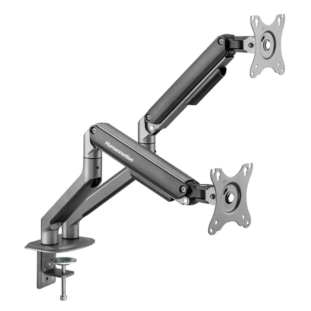 Human Motion T6 Pro Dual Monitor Stand - Black