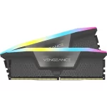 CORSAIR Vengeance RGB 32GB Memory Kit - Black, 32GB (2x16GB) DDR5, 5600MHz, CL36 (CMH32GX5M2B5600C36K)