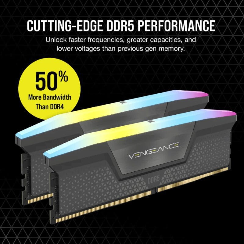 VENGEANCE RGB BLACK DDR5 page TTD 3