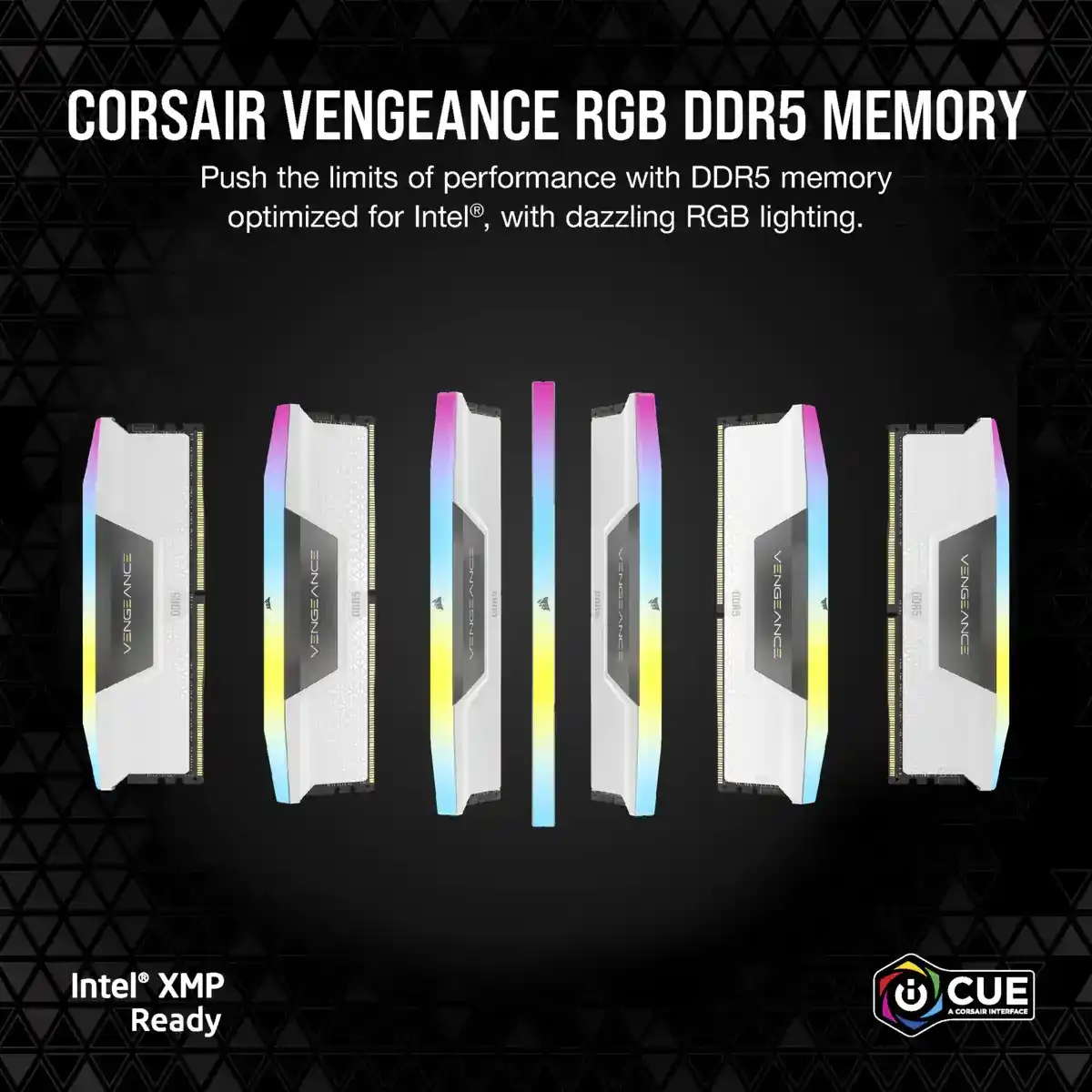 CORSAIR Vengeance RGB 32GB Memory Kit - White, 32GB (2x16GB) DDR5, 5200MHz, CL40 (CMH32GX5M2B5200C40W) 13 VENGEANCE RGB WHITE DDR5 Page 4