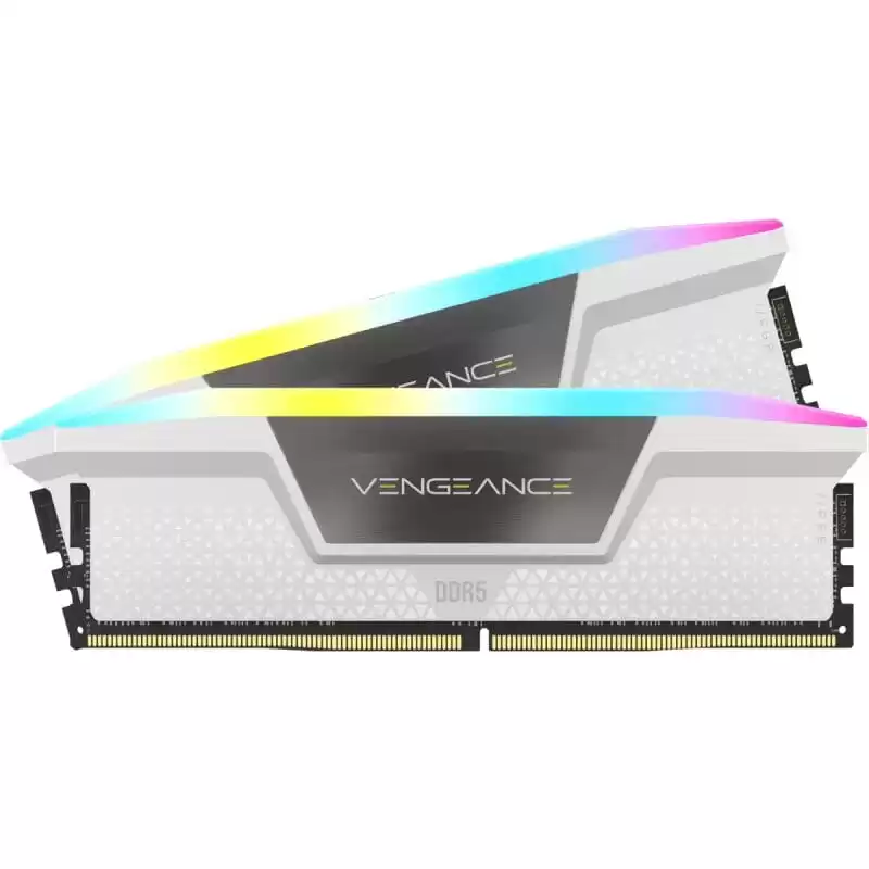 CORSAIR Vengeance RGB 32GB Memory Kit - White, 32GB (2x16GB) DDR5, 5200MHz, CL40 (CMH32GX5M2B5200C40W) 1 CORSAIR Vengeance RGB 32GB Memory Kit - White, 32GB (2x16GB) DDR5, 5200MHz, CL40 (CMH32GX5M2B5200C40W)