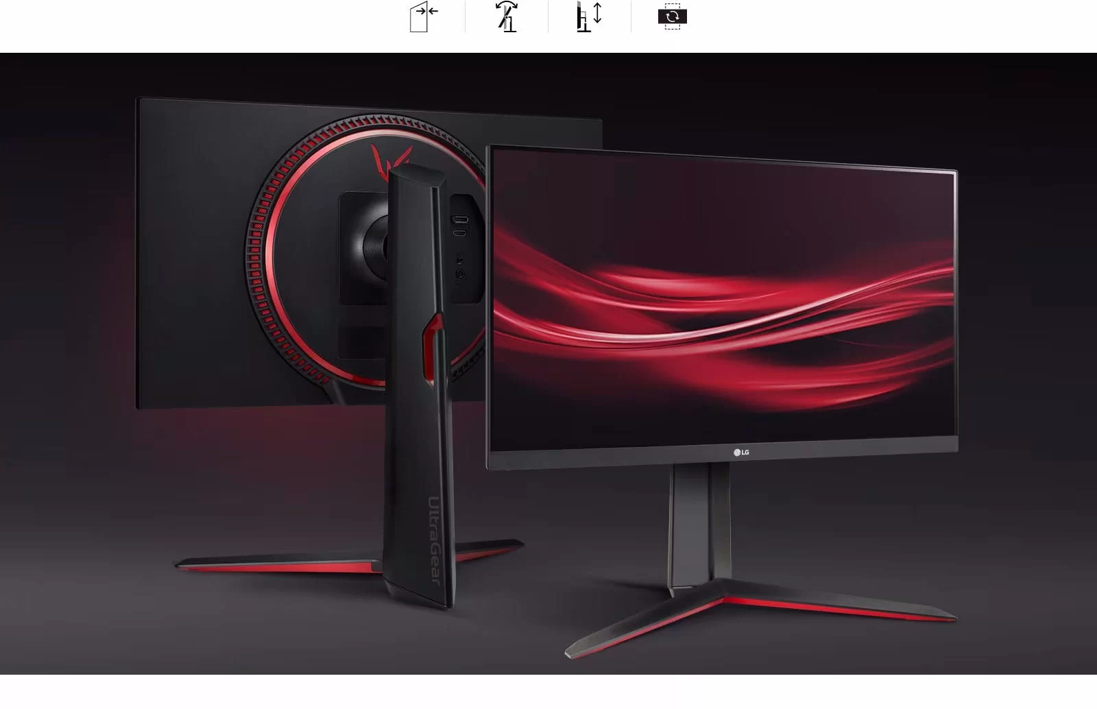 mnt ultragear 24gn65r 06 stylish design desktop