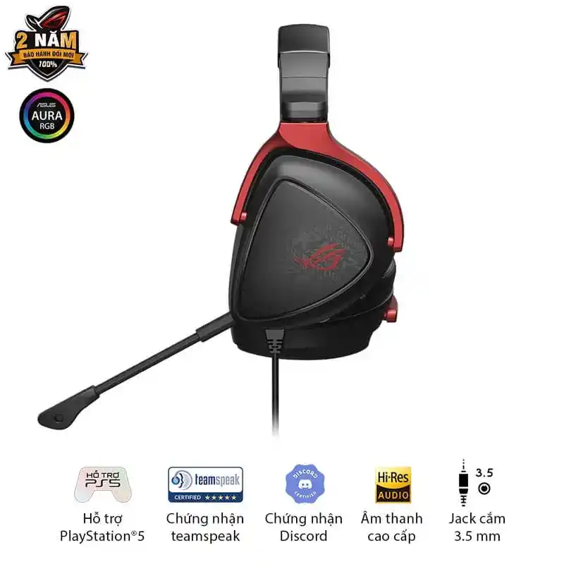 ASUS ROG Delta S Core Gaming Headset - Lightweight, 7.1 surround 6 ASUS ROG Delta S Core Gaming Headset - Lightweight, 7.1 surround - Ảnh 6