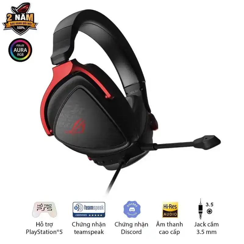 ASUS ROG Delta S Core Gaming Headset - Lightweight, 7.1 surround 5 ASUS ROG Delta S Core Gaming Headset - Lightweight, 7.1 surround - Ảnh 5