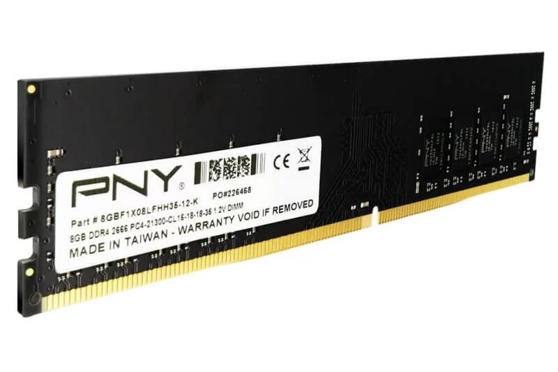PNY Performance 8GB Memory Kit - Black, 8GB(1x8GB), 2666MHz CL16 (MD8GSD42666) 4 PNY Performance 8GB Memory Kit - Black, 8GB(1x8GB), 2666MHz CL16 (MD8GSD42666) - Ảnh 4
