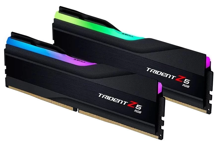G.Skill Trident Z5 RGB Black 32GB (2x16GB) DDR5 Memory Kit - Intel XMP, 6000MHz CL40 (F5-6000J4040F16GX2-TZ5RK) 2 G.Skill Trident Z5 RGB Black 32GB (2x16GB) DDR5 Memory Kit - Intel XMP, 6000MHz CL40 (F5-6000J4040F16GX2-TZ5RK) - Ảnh 2