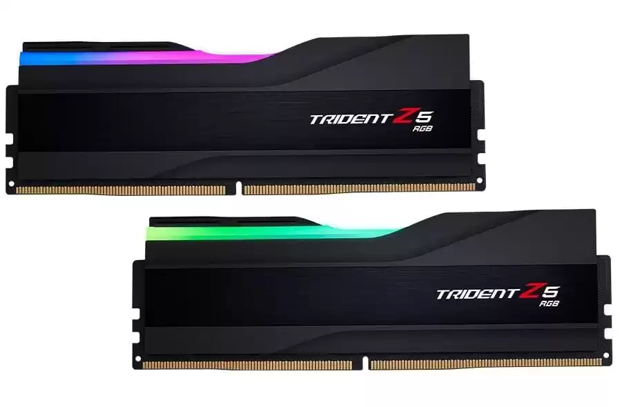 G.Skill Trident Z5 RGB Black 32GB (2x16GB) DDR5 Memory Kit - Intel XMP, 6000MHz CL40 (F5-6000J4040F16GX2-TZ5RK) 1 G.Skill Trident Z5 RGB Black 32GB (2x16GB) DDR5 Memory Kit - Intel XMP, 6000MHz CL40 (F5-6000J4040F16GX2-TZ5RK)