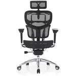 SIHOO B7 Ergonomic Office Chair - Full Black, Adjustable Drafting Fabric
