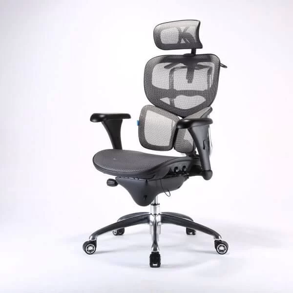 SIHOO B7 Ergonomic Office Chair - Full Black, Adjustable Drafting Fabric 4 SIHOO B7 Ergonomic Office Chair - Full Black, Adjustable Drafting Fabric - Ảnh 4