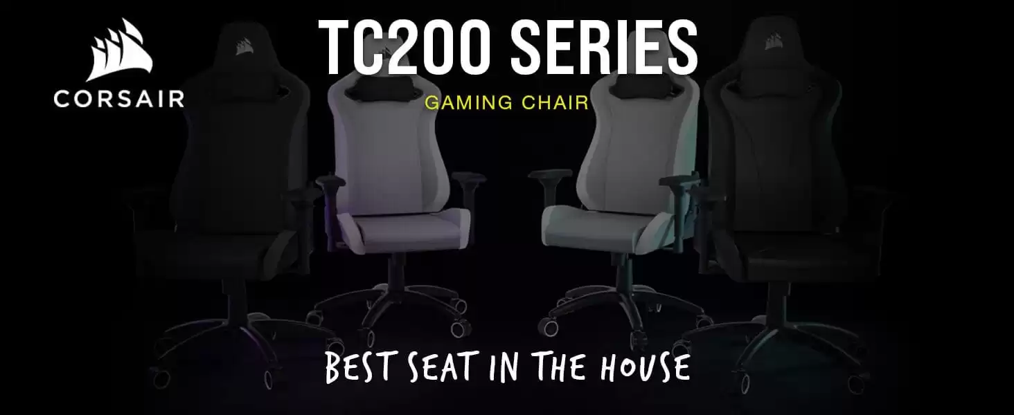 TC200 Gaming Chair Plush Leatherette PAGE PC 1