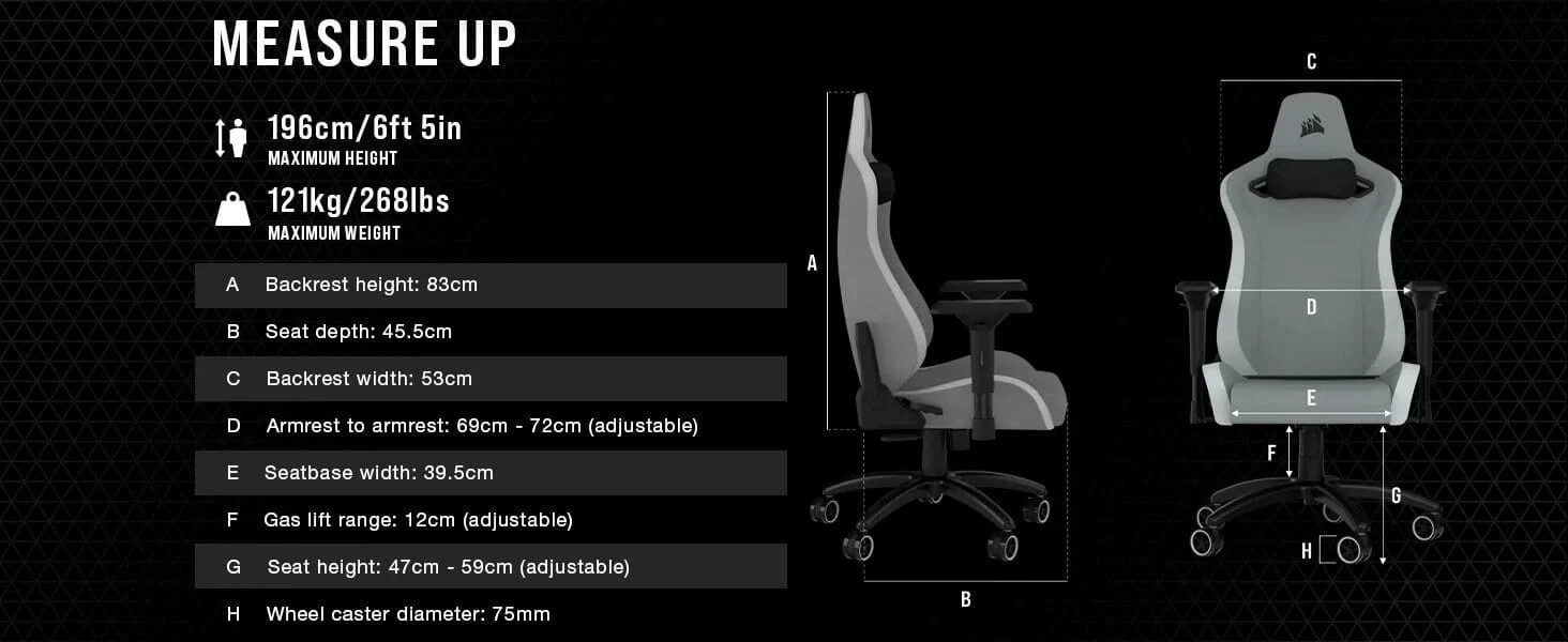 TC200 Gaming Chair Plush Leatherette PAGE PC 5