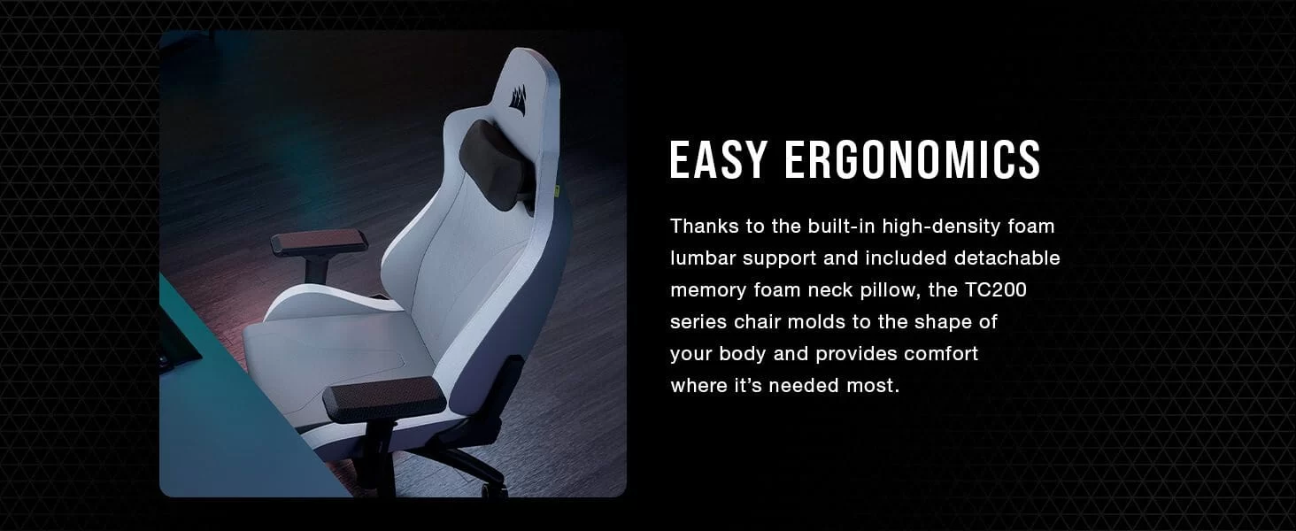 TC200 Gaming Chair Plush Leatherette PAGE PC 6