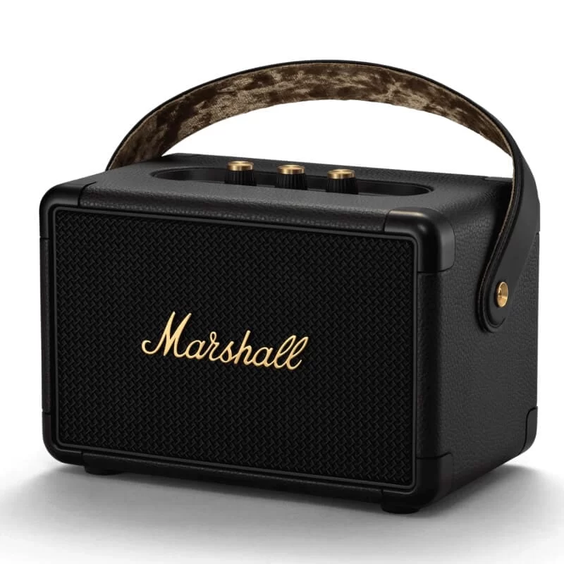 Marshall Kilburn II Portable Speakers - Black and Brass, Pin 20H, 36W, Bluetooth, AUX 3 Marshall Kilburn II Portable Speakers - Black and Brass, Pin 20H, 36W, Bluetooth, AUX - Ảnh 3