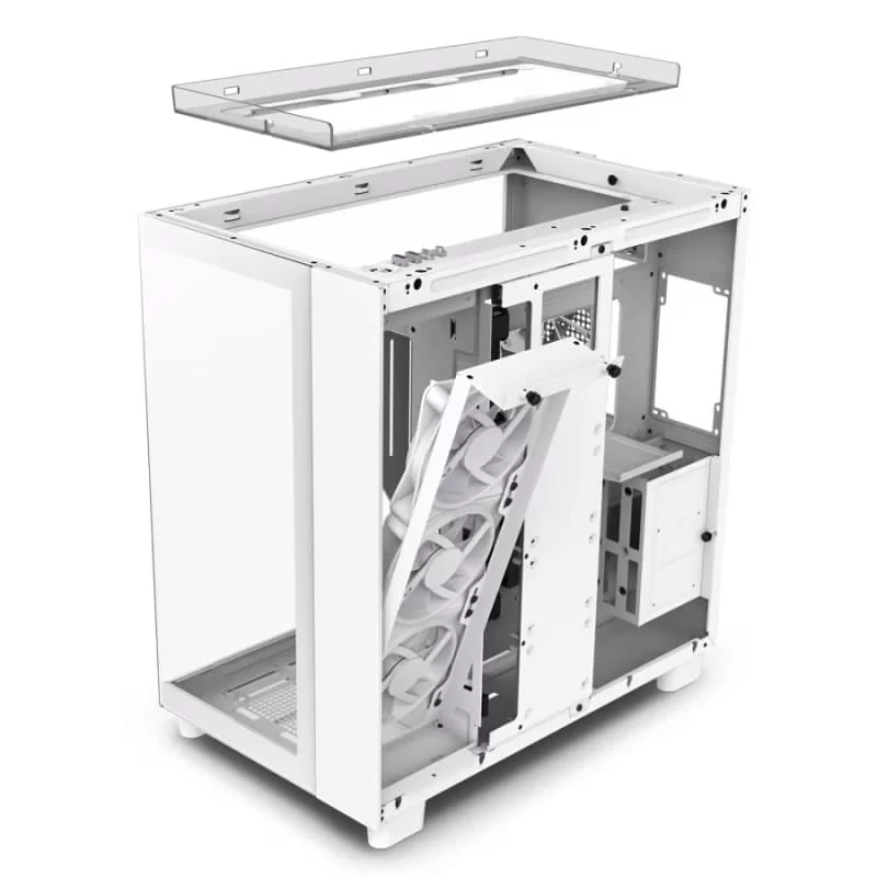 NZXT H9 Elite All White Case - Matte White 12 NZXT H9 Elite All White Case - Matte White - Ảnh 12