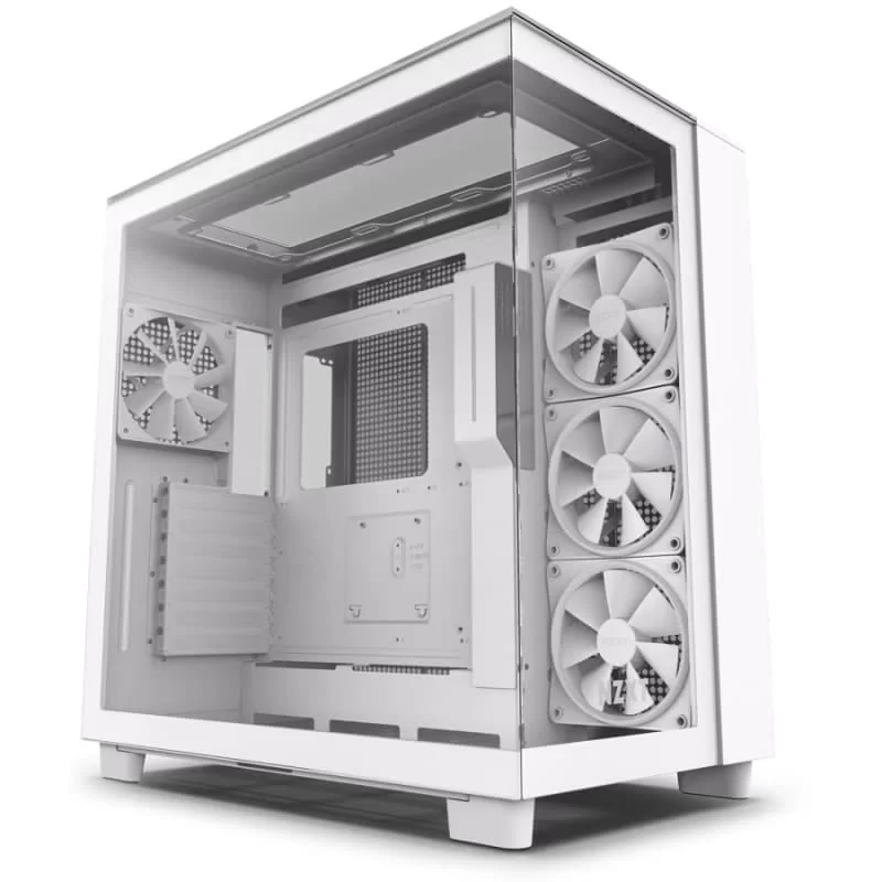 NZXT H9 Elite All White Case - Matte White