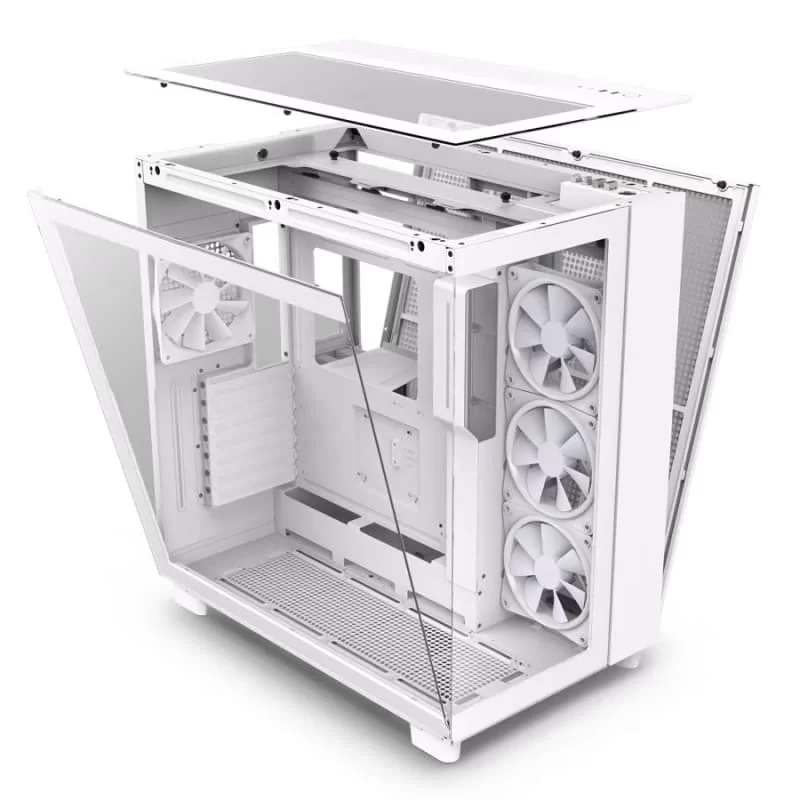 NZXT H9 Elite All White Case - Matte White 4 NZXT H9 Elite All White Case - Matte White - Ảnh 4