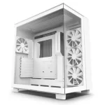 NZXT H9 Flow All White Case - Mattle White