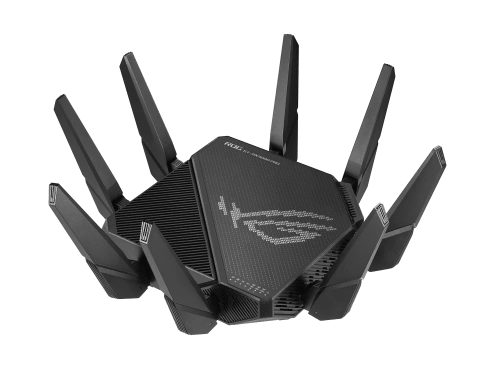 ASUS ROG Rapture GT-AX11000 Pro Tri-Band WiFi 6 10G Port Gaming Router - 1148+4804+480 3 ASUS ROG Rapture GT-AX11000 Pro Tri-Band WiFi 6 10G Port Gaming Router - 1148+4804+480 - Ảnh 3