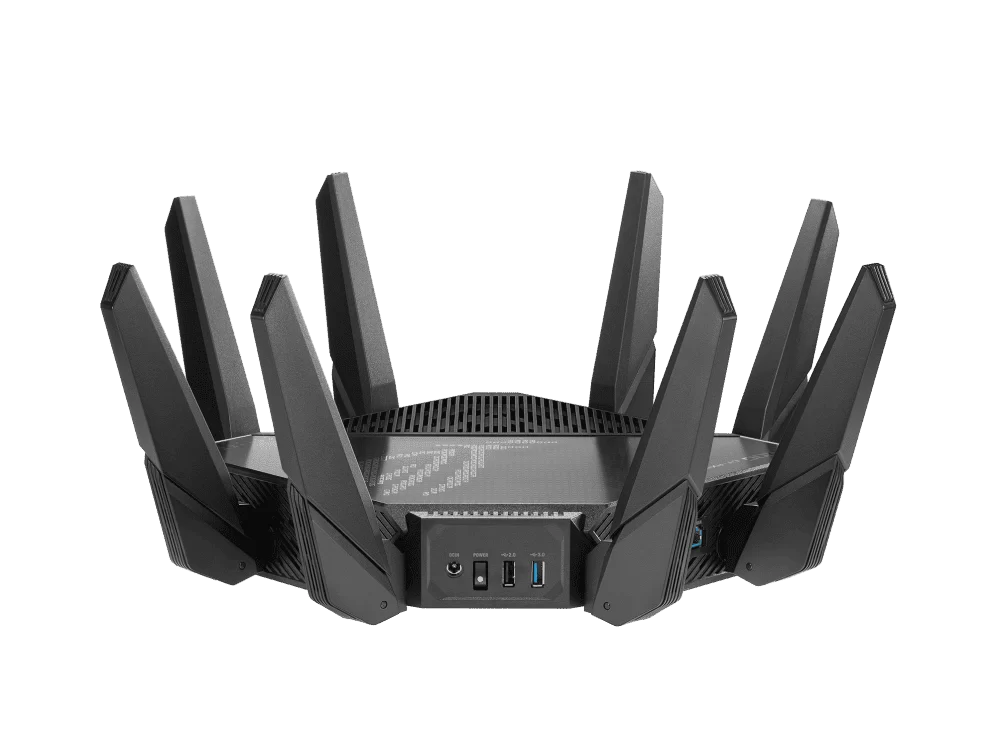 ASUS ROG Rapture GT-AX11000 Pro Tri-Band WiFi 6 10G Port Gaming Router - 1148+4804+480 7 ASUS ROG Rapture GT-AX11000 Pro Tri-Band WiFi 6 10G Port Gaming Router - 1148+4804+480 - Ảnh 7